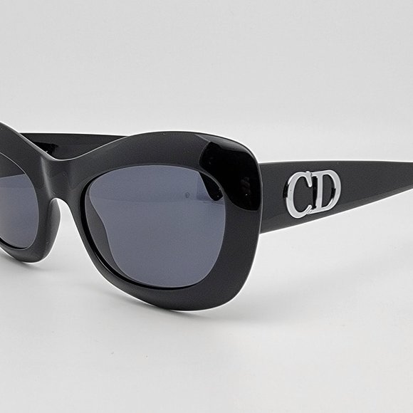Christian Dior 2974 90 Gloss Black Frame Black Lens Sunglasses w/ Case Austria main image 15